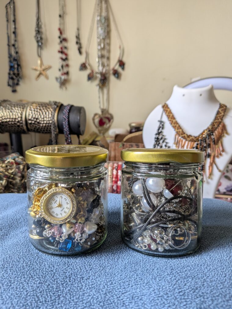Medium Mystery Jewellery Jar filled with surprise fashion jewellery by Zugnoo